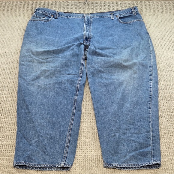 VTG Levi's 560 Jeans Mens 50x30 Loose Fit Tapered Leg Light Wash Denim Pants - Picture 1 of 9